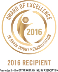 Awared of excellence in brain injury rehabilitaion